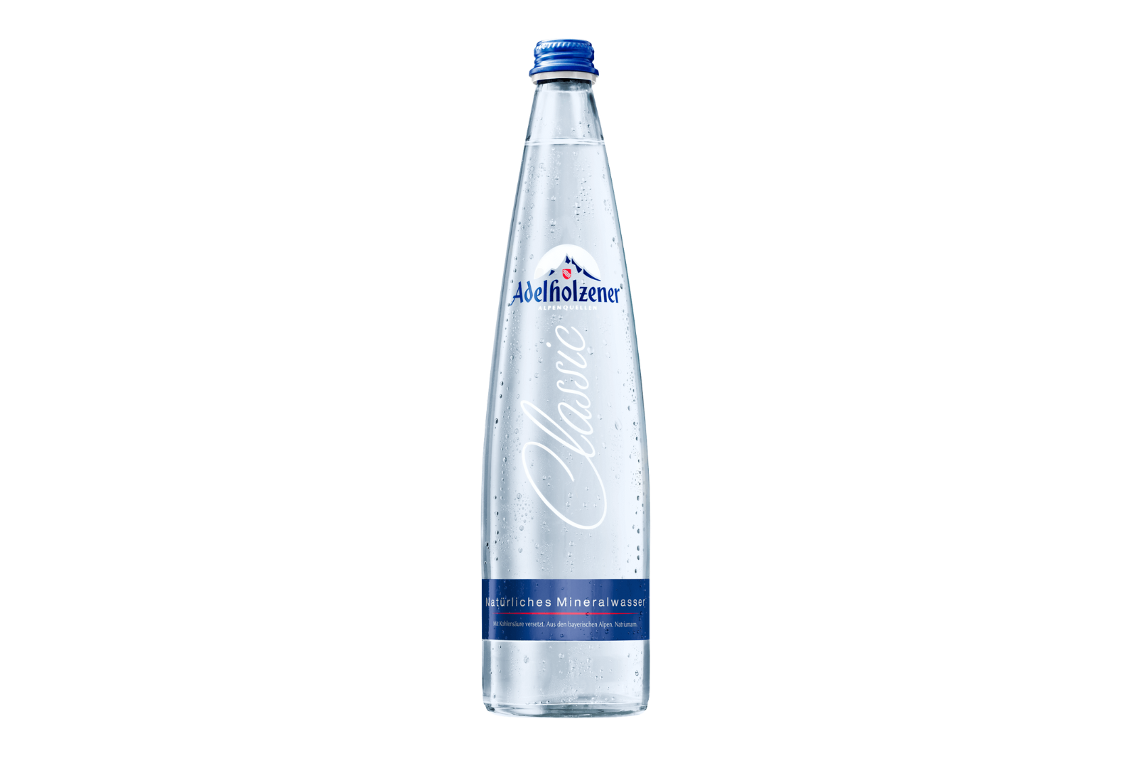 Adelholzener Wasser (0,75l) mit Kohlensäure